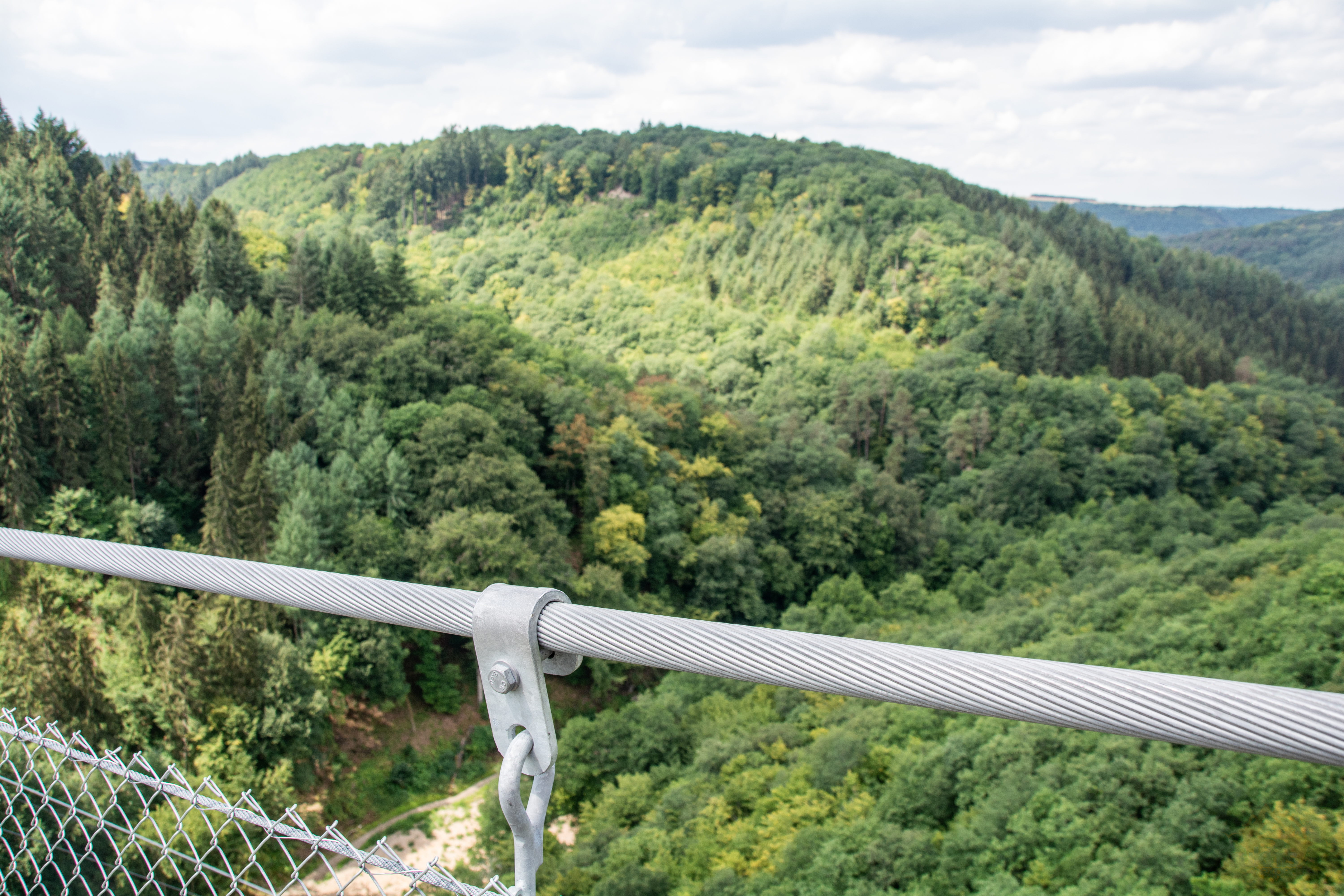 Geierlay Hängeseilbrücke im Hunsrück - Rheinland-Pfalz