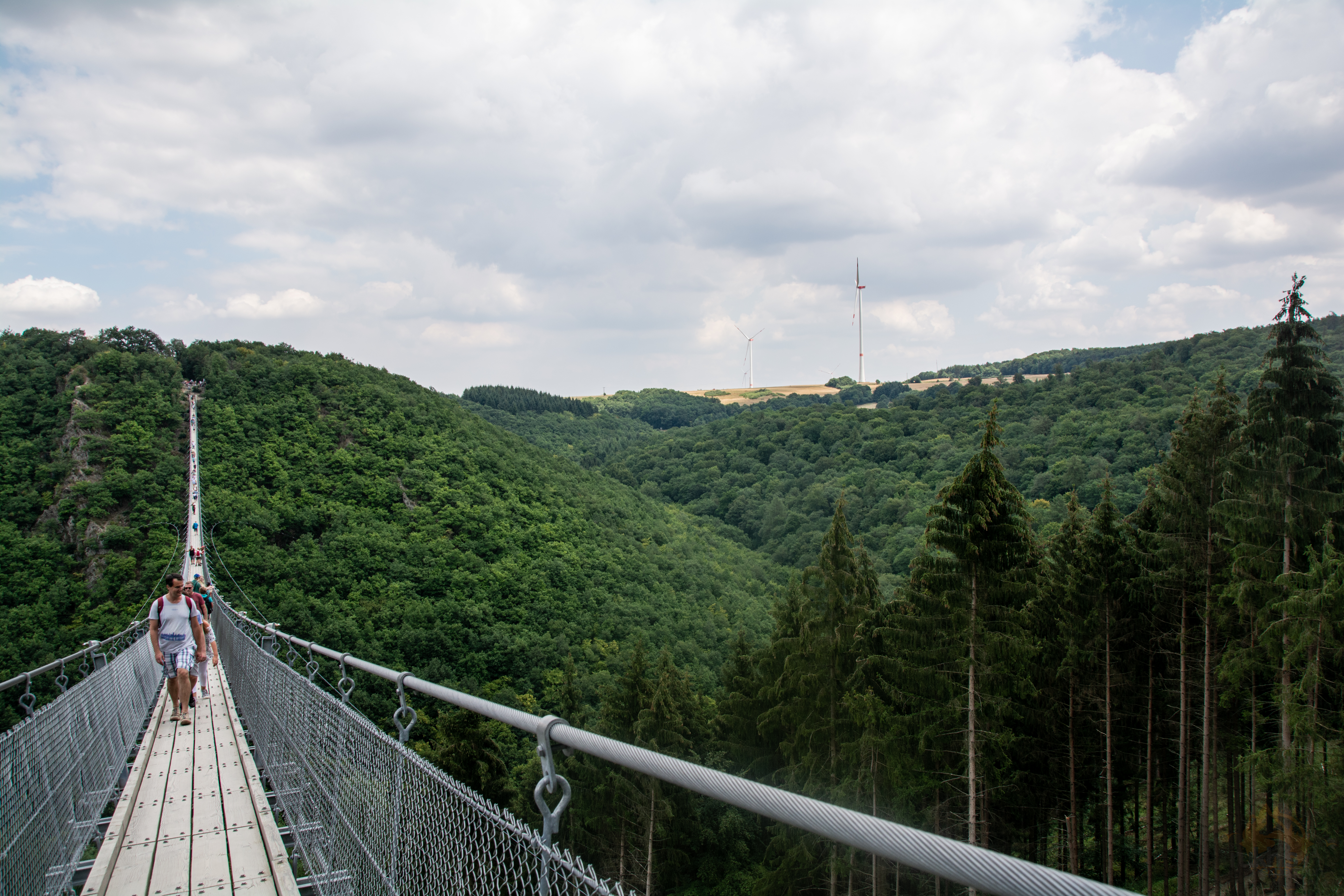 Geierlay Hängeseilbrücke im Hunsrück - Rheinland-Pfalz